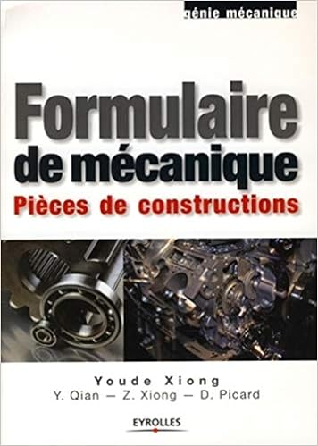Formulaire De Mecanique Pieces De Construction Amazon Co Uk Xiong Youde Books