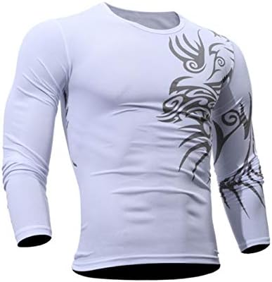 ラフマトーン Lafumatone ドラゴン Tシャツ シャツ 龍 竜 プリント インナー 長袖 半袖 メンズ B07th7h5jp 740円 セール開催中最短即日発送 新作 人気 送料無料 激安 お買い得 キ フト