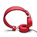 Urbanears Plattan On-Ear Headphones, Tomato (4091011)