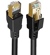 CableCreation Cat 8 Netzwerkkabel 3m, 40 Gigabit 2000 MHz SFTP Internet Ethernet Kabel, LAN Kabel...