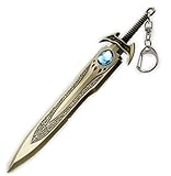 6 Inch Length League of Legends LOL Game the King Tryndamere Weapon Sword Large Size Metal Pendant Key Ring Keychain