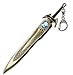 By Smalotus 6 Inch Length League of Legends LOL Game the King Tryndamere Weapon Sword Large Size Metal Pendant Key Ring Keychain