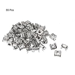 uxcell 55 Pack, M6 Cage Nut, 304 Stainless Steel