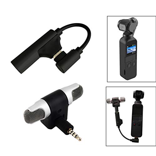 Type C to Audio Adapter External Wireless Microphone for DJI