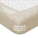 HC COLLECTION Bed Sheets Set Queen with 2 Pillowcases, Hotel Luxury Platinum 1800 Series Brushed Microfiber Deep Pocket Fitted Sheet, Fade Resistant Ultra Soft 4 Pcs Bedding for Hot Sleepers, Cream