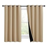 NICETOWN Bedroom Full Blackout Curtain