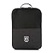 MoreTeam Travel Shoe Bag 3 in 1 Shoe Organizer Space Saving Storage Bags Tote Pouch with Zipper for Men Women (Black)