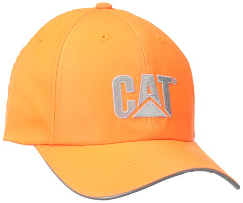 Caterpillar Men's Hi-Vis Trademark Cap, Orange, One Size