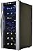 Avalon Bay Wine Cooler 21 Bottle Capacity Freestanding Dual Zone Silent Chiller, Digital Control Refrigerator, AB-Wine21DS Black Silver