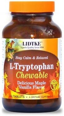 L-Tryptophan Chewable - Maple Vanilla LIDTKE 60 Chewable WLM