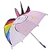Micaddy Unicorn Umbrella w/Stars Pop up Umbrella for Kid with Safety Open and Close Age 3-7