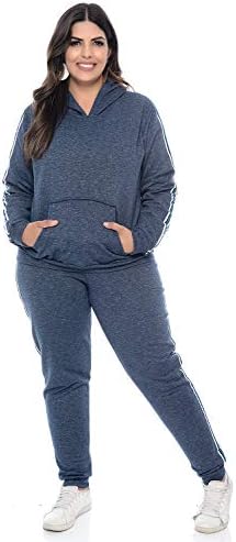 conjunto moletom plus size