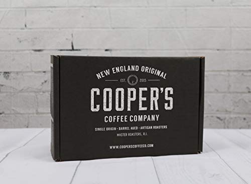 Bourbon Whiskey Rum Barrel Aged Coffee Bean Box Set Ground Coffee Sampler Single Origin 