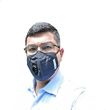 CRUSADERS MARATHON MASK (Washable) N99 + Carbon 4 Layer Filter, 1 Pack has 1 Washable Mask + 2 Replacement Filters