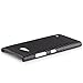 iCues | Compatible with Nokia Lumia 735/730 | Carbon Case Black | [Screen Protector Included] Shockproof Heavy Duty High Impact Protection Cover Shell