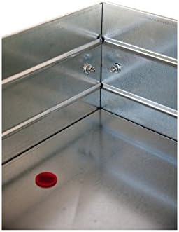 MESA DE CULTIVO Acero Galvanizado. Medidas: Largo 75cm x Ancho ...