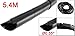 14mm Outside Dia 17 Ft Polyethylene Spiral Wire Wrap Desktop PC Manage Cable