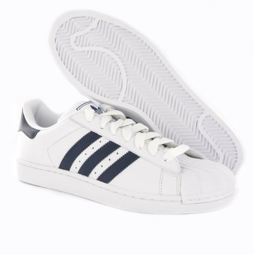 adidas superstar white navy