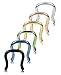 Jstyle 14-18G 6 Pcs a Set 316L Stainless Steel Septum Piercing Nose Ring Retainer U-Shaped