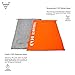 Forbidden Road Portable Single Sleep Bag 3 Season Sleeping Bag for Camping Hiking Backpacking - Compression Bag Included (Orange, 15 ℃ / 60 ℉)