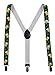 BODY STRENTH Patterned Suspenders Braces for Men Adjustable with Strong Clips