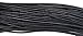 1 MM Black Leather Cord 25 M Hank (82 Feet)