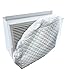 Sturdy Covers Indoor AC Cover Defender - Insulated Indoor Air Conditioner Unit Cover (White, 17 x 25 x 4)
