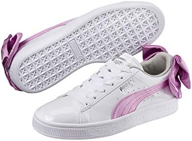 puma basket bow pink