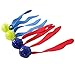CatchStar Aquatic Dive Balls Lighting Swim Diving Pool Toys Flexible Pool Dive Toys Durable Easily Grab Pools Sink Water Games Toys for Kids