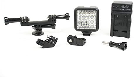 Phonoscope | LED Lighting Kit with Dual Mount Setup. Add Studio Quality Light to Any Tripod or GoPro Compatible Mount System. (LED Light Kit Add-On)