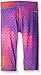 adidas Little Girls' Active Capri Tight Legging, Purple Print, 6