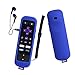 SIKAI Silicone Case for Roku Gaming Remote Shockproof Protective Cover for Roku 3 (4230 and 4200) Roku 2 (4210) RC54R Enhanced Remote Anti-Slip Washable Anti-Lost with Hand Strap (Blue)