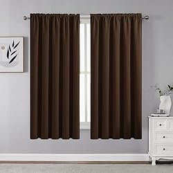CUCRAF Blackout Curtains 54 inch Length 2 Panels