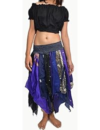 wevez de la dama tribal hojas estilo falda Pack de 3, talla única), varios colores