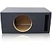 2.0 Cu. Ft. Ported/Vented MDF Sub Woofer Enclosure Box [Black] for Single Car Subwoofer (2.0 ft^3 @ 32Hz) | Premium MDF Construction | Made in U.S.A. (12