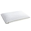 PiloMio by Qbedding 100% Cotton Quilted Adjustable Buckwheat Hull Pillow (19 inches x 29 inches)
