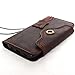 Davis Genuine Natural Real Leather Case for Samsung Galaxy S8 Plus Book Wallet Luxury Cover S Handmade Retro Id Cards Slots s 8 Brown Metal Closure