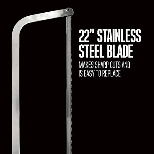 Weston Butcher Meat and Bone Saw with Stainless Steel Serrated Blade