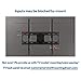 Mounting Dream TV Wall Mount Bracket Full Motion with Articulating Arm TV Bracket for Most 26-55 Inch LED, LCD Flat Screen TV, Mount up to VESA 400x400mm and 66 LBS Loading MD2378