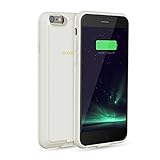 iPhone 6 Plus / 6s Plus Battery Case, ROMOSS Ultra Slim Extended Battery Case for iPhone 6 Plus / 6s Plus (5.5 inch) with 2800mAh Capacity - Vanilla White
