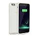 iPhone 6 Plus / 6s Plus Battery Case, ROMOSS Ultra Slim Extended Battery Case for iPhone 6 Plus / 6s Plus (5.5 inch) with 2800mAh Capacity - Vanilla White