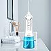 Cordless Water Flosser Teeth Cleaner, Nicefeel Professional Dental Oral Irrigator Portable and Rechargeable 300ML Cleanable Water Tank IPX7 Waterproof 3 Modes Water Flossing for Home and Travel, Brace