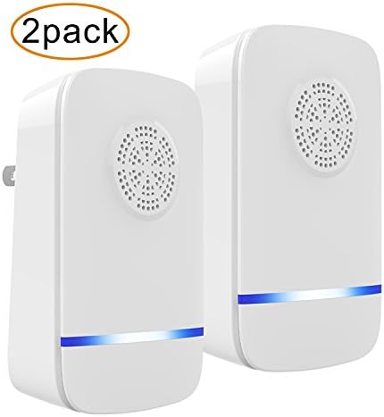 2 Pack of Ultrasonic Pest Repeller, Electronic Plug in Pest Control Mosquito Repellent for Mice, Rat, Flies, Ants, Bugs, Spiders, Roaches and More. Protection for Adults &amp; Kids, Baby.