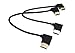 SinLoon Gold Plated High Speed 90 Angle Right HDMI Male to Left HDMI Male Adapter Cable Supports Ethernet, 3D and Audio Return (0.3M RR-LL)