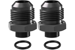 SINTLY 6AN ORB to 10AN Flare Male O-ring Adapter Fitting 2pcs