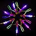 GLOCITI Rocket Slingshot Flying Copters with Led Lights - 12 Slingshot + 12 LED Rocket Launchers + 12 Extra Wings, Rockets Slingshot Helicopters Copters Glow in The Dark for Outdoor Game Party Favors