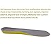 LEAGY Memory Foam Orthopedic Silica Gel Yellow Shoe Insole, Odor-x Odor Fighting Insoles, Orthopedic Shoes, Plantar Fasciitis Shoes, Orthotic Inserts (6-9 US Medium)