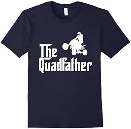Men's The Quadfather - Quad Bike ATV T-Shirt XL Navy