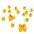 Geekercity Cute Mini Yellow Duck Rubber Bath Ducks for Child | Rubber Duck Bath Toy Baby Kids Shower Birthday Party Favors