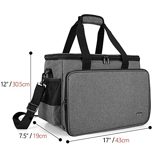 Luxja Sewing Machine Carrying Bag with Removable Padding Pad, Tote Bag